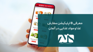 این عکس درباره اپلیکیشن‌های سفارش غذا در آلمان است.